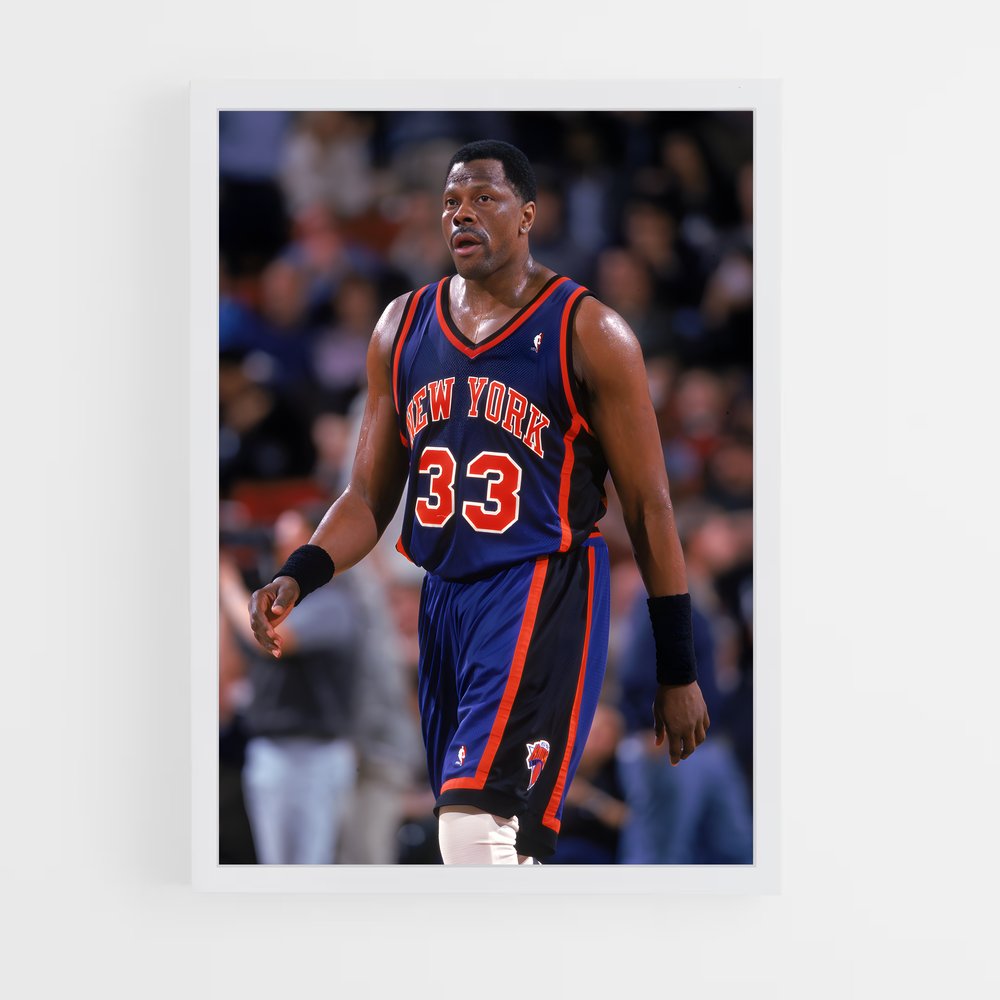 Poster Patrick de ewing – affiche Basketball (vue 3)
